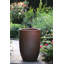 Jardinières hautes en forme de tonneau - Terre cuite, lot de 2 - Intérieur/Extérieur-824740663