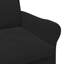 Fauteuil vidaXL en velours noir-1178589468