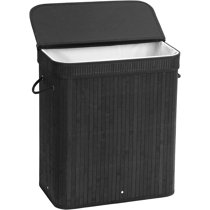 Blomus Frisco Slim Collapsible Laundry Bin, Steel Grey or Warm