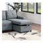 Canapé modulaire convertible noir et gris