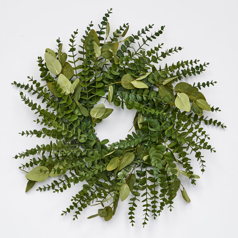 Couronne d'eucalyptus artificiel 26 po