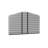 12X7 Rear Wall Kit For Steel Carport-113501946-113501948