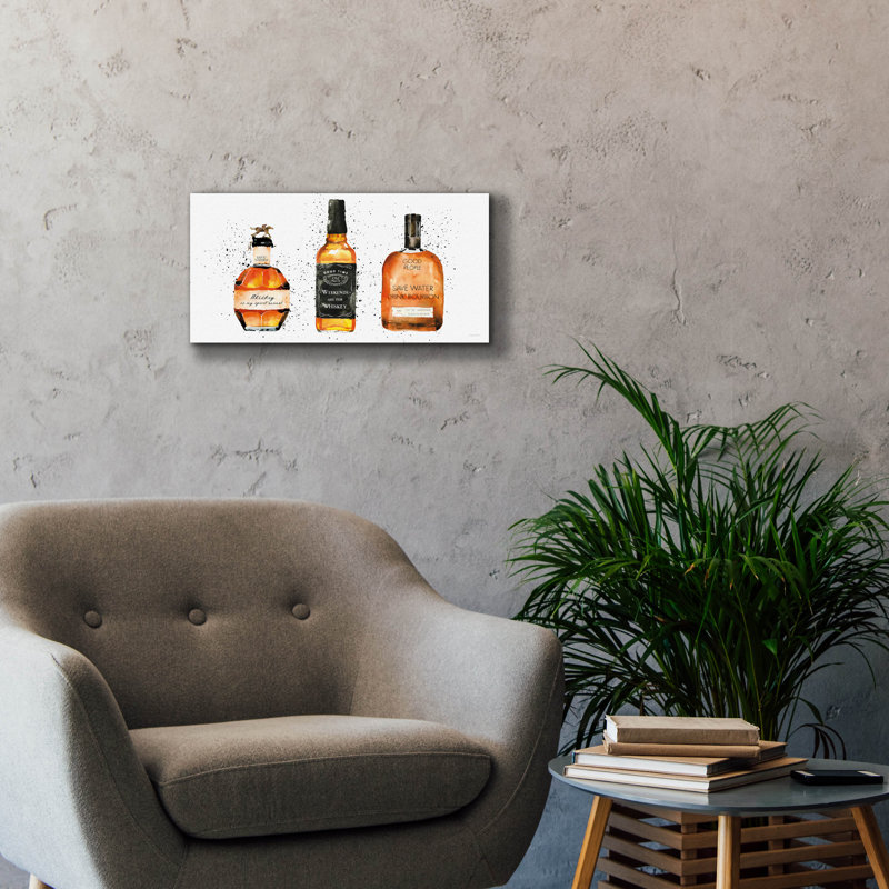 Art mural sur toile Lark Manor ™ «High Spirits» par Mercedes Lopez, H 12 po x l 24 po x P 0,75 po