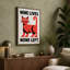 Nine Lives, None Left Mid-Century 1 Piece Wrapped Canvas Wall Art-1114907760-1114907765