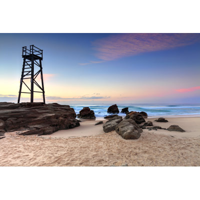 Shark Watch Tower - Wrapped Canvas Print