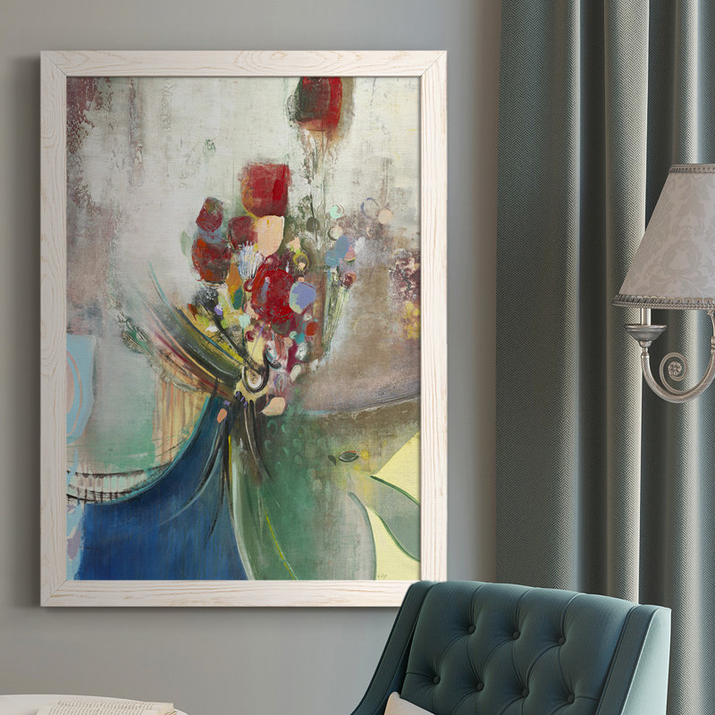 Rimsdale Celebration II, reproduction d'art sur toile, Blanc, H 37,5 po x l 27,5 po x P 1 po