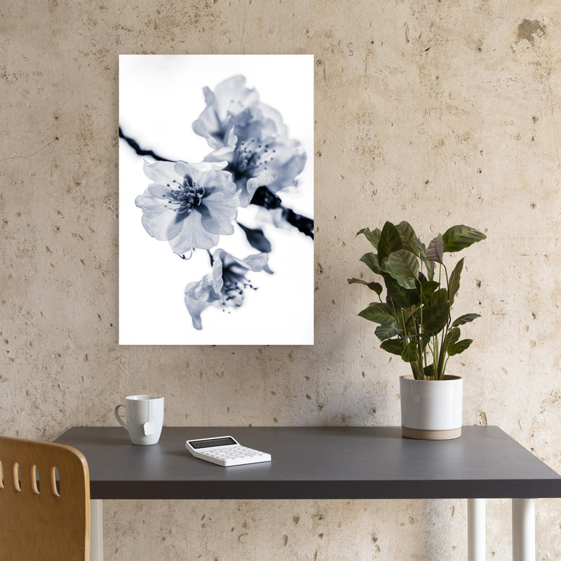 Delicate Spring Blossoms Delicate Dreamy Elegant Cherry Nature Spring Wall Art Print 1 Piece Wrapped Canvas Wall Art
