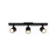 Arnold 3-Head Black LED Track Lights