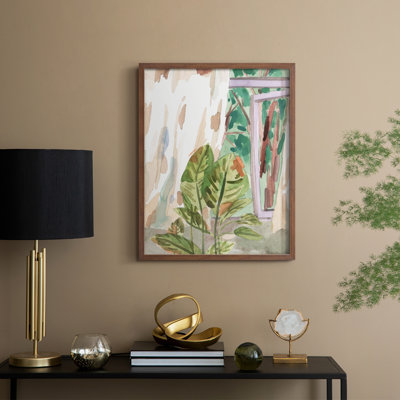 A Spring Window II Framed Print - Solid Wood