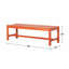 Banc de jardin en bois Aadyan