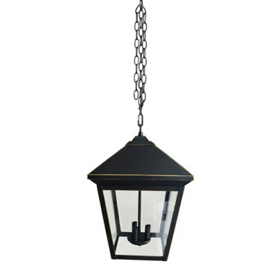 3 - Light Outdoor Hanging Pendant Lantern