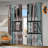 2Pcs Rustic Wooden Kitchen Curtains Rod Pocket Design - Farmhouse Retro Utensil Pattern with Decorative Scrollwork "Kitchen is the Heart of Home" Light Filtering Privacy Window Treatments for Dining Room Cafe-404036035