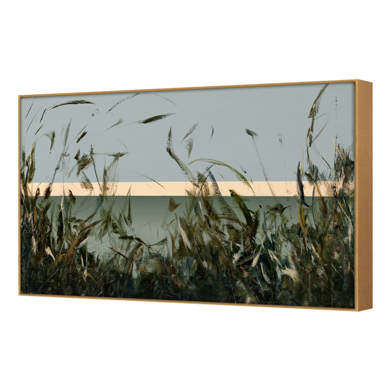 As The Sun Goes Down Print by Frenz, Lesley, Gold Floater Framed, 24'' H x 37'' W