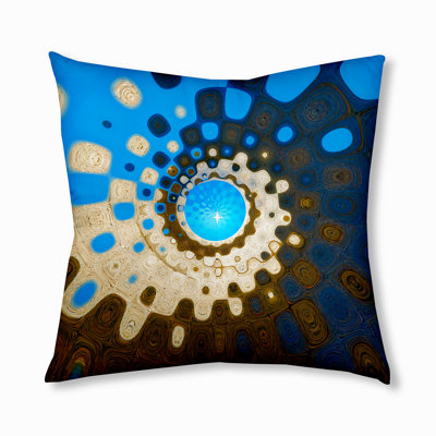 Abstract Reversible Throw Pillow