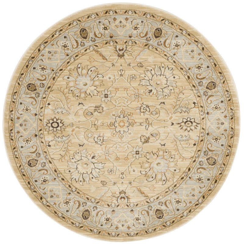 Lavelle Performance Oriental Rug, Round 5'