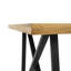 Florian Oak Metal Base Dining Table-1129207785-1129207778