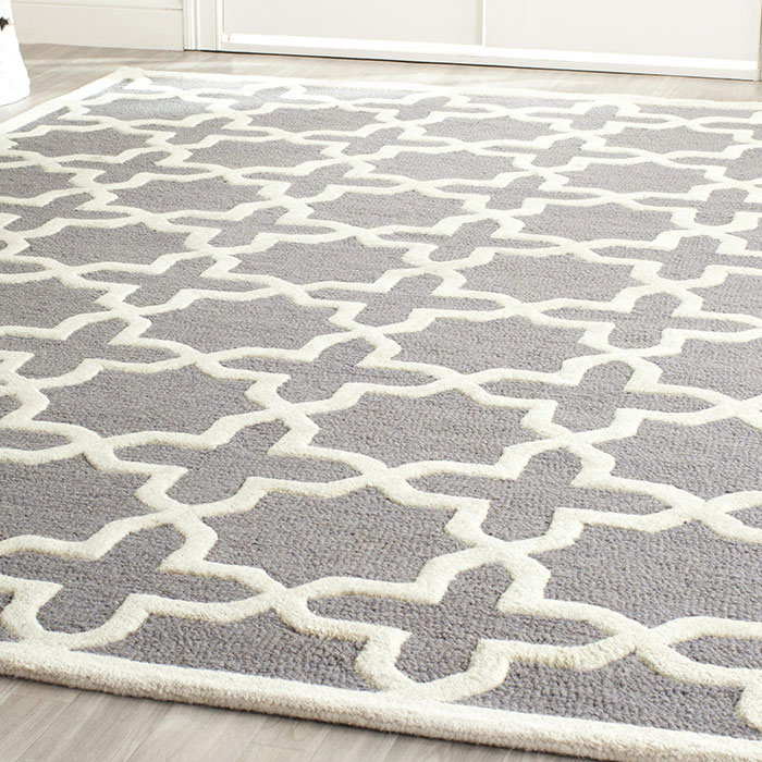 Igna Hand Tufted Wool Geometric Rug