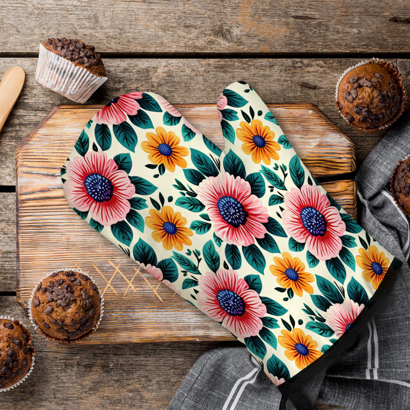 Serre de coton à motif floral
