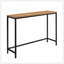 Console, finition brune