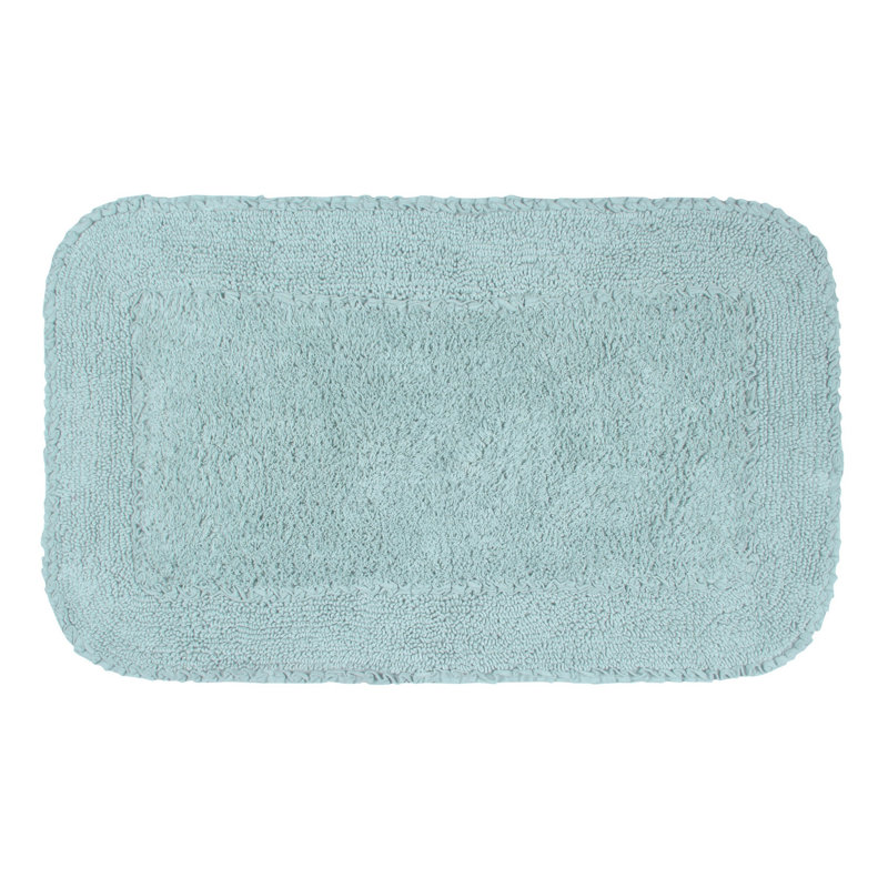 Maytham Bath Rug, Rectangle - 21" W x 34" L, Sky Blue