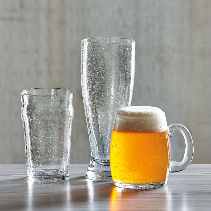 Tasse à bière en verre transparent 16 oz Lawncrest