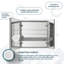 Armoire à pharmacie avec prises électriques, désembueur, miroir grossissant 3X à DEL Royale l 36 po x H 36 po x P 5 po.-105418350