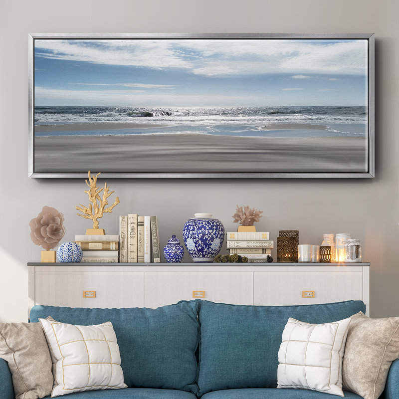 Beach Bliss- Framed Canvas, 24" H x 60" W