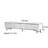 Solid Wood TV Stand with Wave Design-105339681