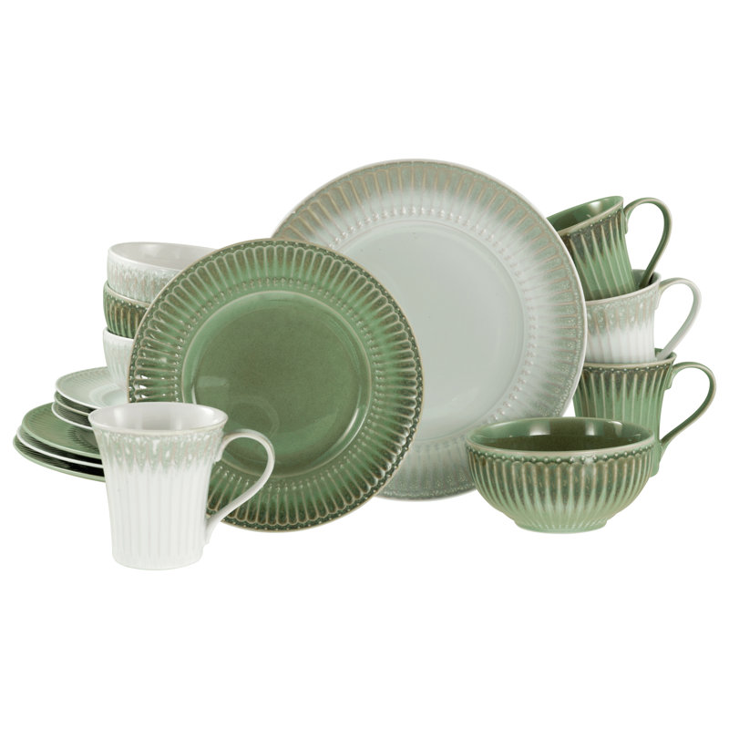 Celadon, 16-piece dinnerware set