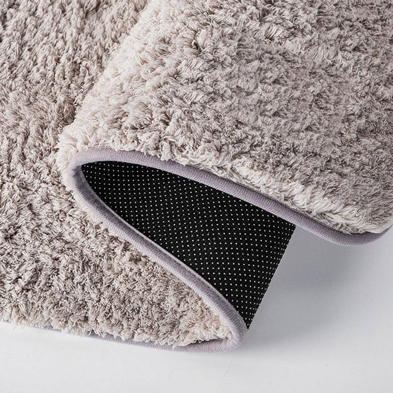 Non-Slip Bath Mat, Single- 60cm  L x 40cm W, Grey