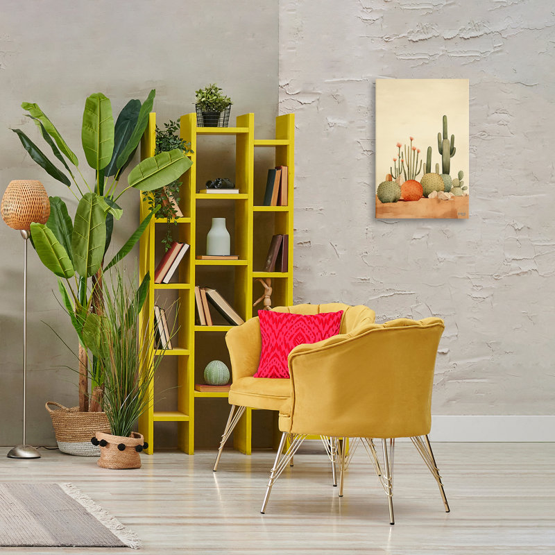 «Desert Cactus Scenery» par Roozbeh Bahramali, H 24 po x l 16 po