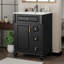 Meuble-lavabo multifonctionnel avec cadre en bois massif-1245358718