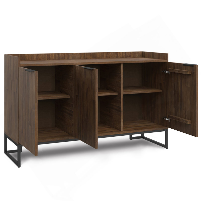 Milverton - Buffet buffet - Brun rustique naturel vieilli