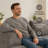 96" Oversize Modern Upholstered Modular Compressed Sofa-795354530