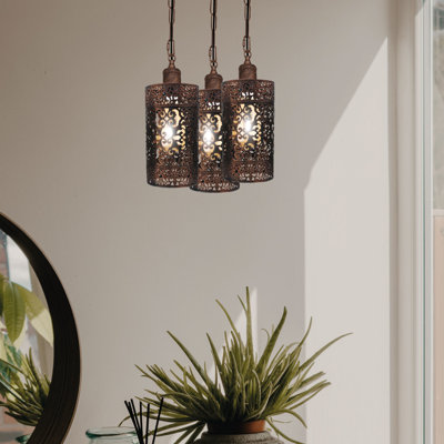 Mohn 3 - Light Cluster Cylinder Pendant