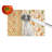 Black and White Pointer Heirloom Fall Glass Cutting Board