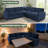 100 Inch Modular L-Shaped Chenille Sectional Sofa Bed-1689603348