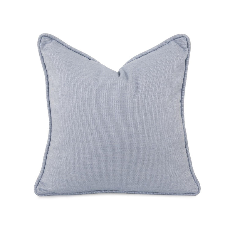 Coussin d'extérieur Driftwood - Poly Insert, Carré H 20 po x l 20 po, Bleu