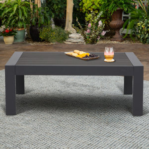 Aluminum Patio Coffee Table
