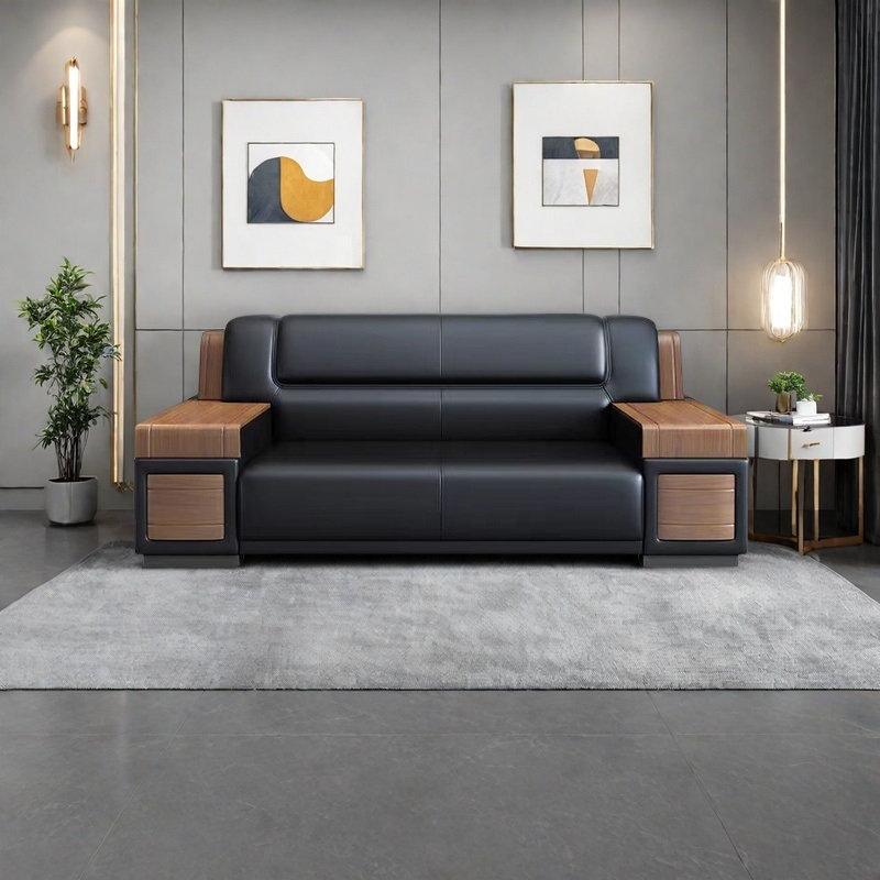 Nouveau canapé de bureau moderne simple de style chinois