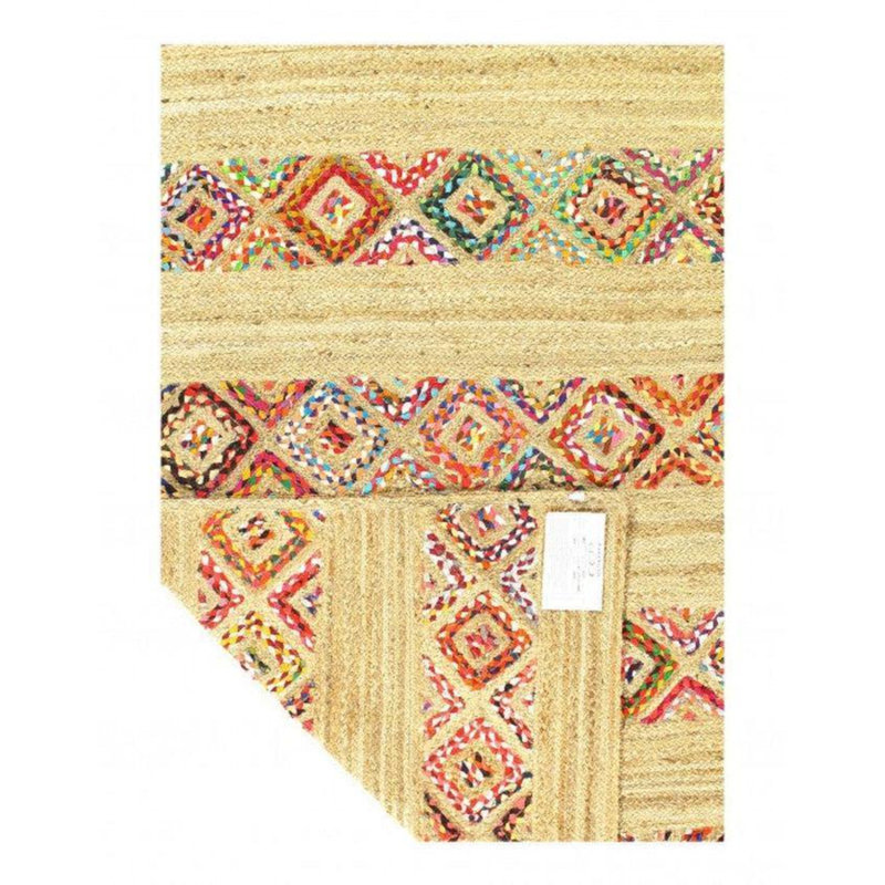 Benefiel Geometric Area Rug in Ivory