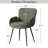 Upholstered Chenille Dining Chairs With Metal Legs (Set Of 6)-1678215890-1678215901