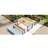 3-Pieces Outdoor Dining Table With 2 Benches,Patio Dining Set-442547946