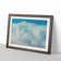 The Crisp Clouds in Abstract - Picture Frame Graphic Art Print