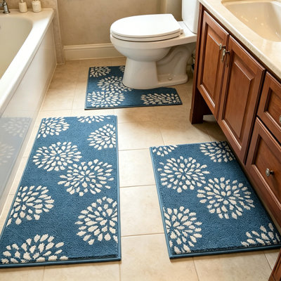 Ensemble de tapis de salle de bain 3 pièces