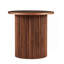 Table basse en placage de table ronde de 19,69 pouces, plateau de table basse en MDF avec base en métal, table d'appoint de canapé pour le salon et la salle de réception-967910716