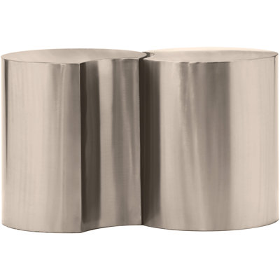 Ismah Iron Top End Table Set