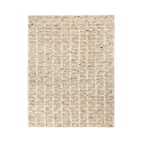 Kapala Geometric Shapes Area Rug in Ivory