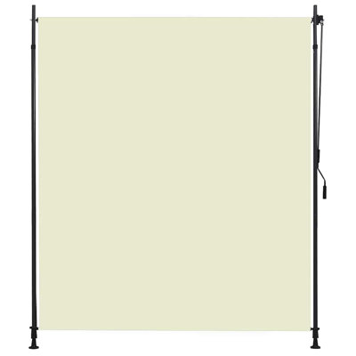 vidaXL Roller Blind Anthracite Polyester with PA Coating 39.4 x 106.3 in