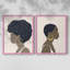 Impression encadrée «Heavenly Hair I» - prêt à accrocher - aucun clou requis - aucun clou requis-954071600-954071615
